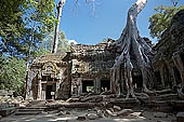 Ta Prohm temple - the imposing eastern gopura of the fourth enclosure 